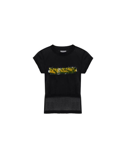 Balenciaga Black Logo T-Shirt 871744 Tuvi7 1000"