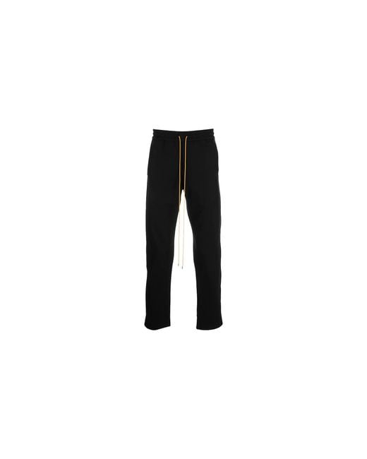 Rhude Black San Pietro Sweatpants Rhpf22Pa06310372" for men