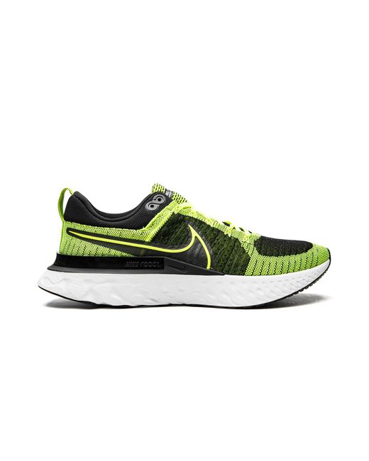 Nike Green React Infinity Run Flyknit 2 "Volt" Ct2357 700" for men