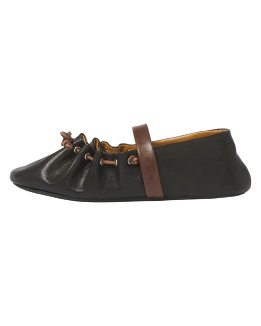 Marni Black Dancer Shoes Bams006400 P1186 Zp078"