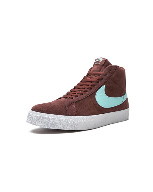 Nike Brown Sb Blazer Mid "Mystic Dates Glacier Ice" for men
