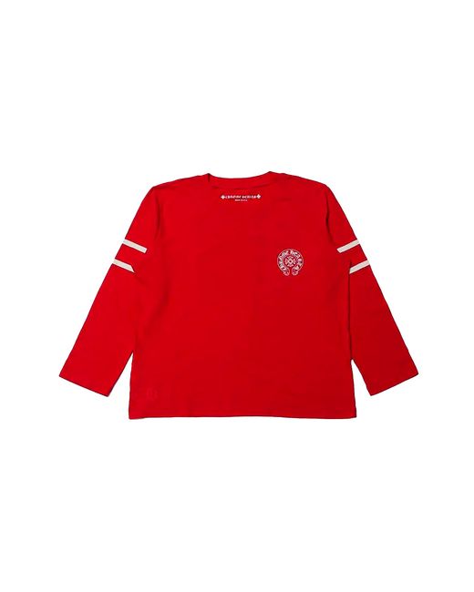 Chrome Hearts Red Roller Skate Horseshoe Jersey L/S Chrm1474" for men