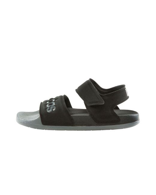 Adidas Black Adilette Slide Sport Sandals for men