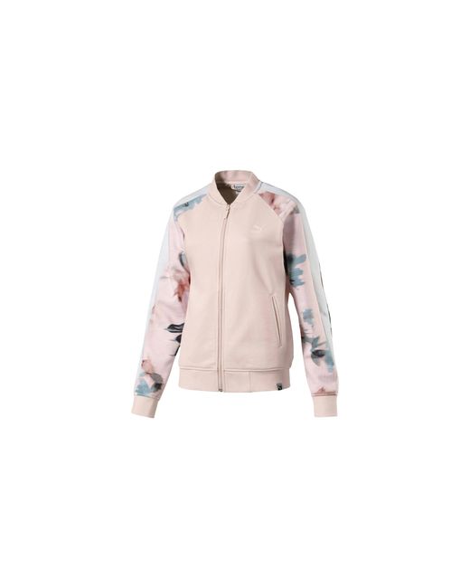 PUMA Black Classics Logo T7 Track Jacket Aop "Pearl" 575072 36"