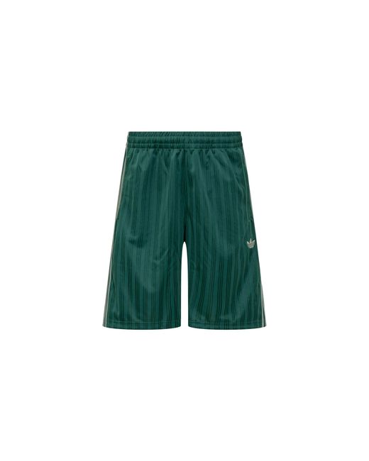 Adidas Green Originals Polyester Shorts "Collegiate" Jp1031" for men