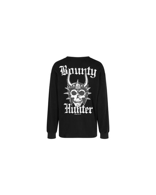 Supreme Black Bounty Hunter Thermal Henley L/S Top "Fw23" Su245"