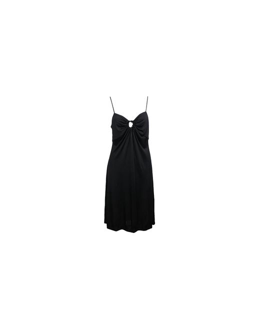 Opening Ceremony Black Keyhole Spaghetti Dress 95 Ocy 0015"