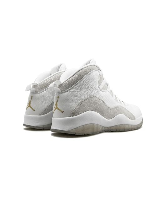 Nike Gray Air Retro Ovo "Ovo" Shoes for men