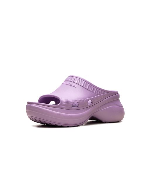 Balenciaga Purple Pool Slide Sandal "Light" 677389 W1S8E 5600"