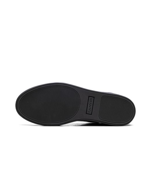 Lanvin Black Dbb1 Suede Sneakers "Asparagus" Fm Skdbb1 Vbal P15 1818" for men
