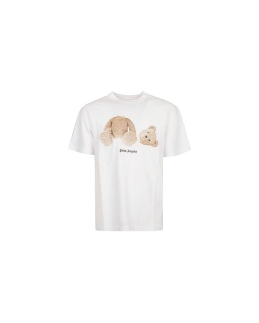 Palm Angels Black Teddy Bear T-Shirt Pmaa001C99Jer0010160" for men