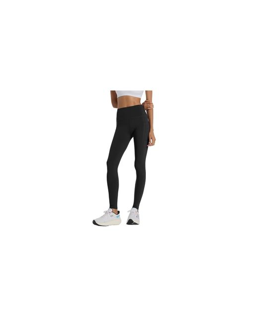 New Balance Black Sleek Pocket High Rise Legging 27" Wp51275Bk"