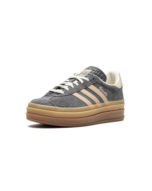 Adidas Black Gazelle Bold "grey Magic Beige Gum" Shoes