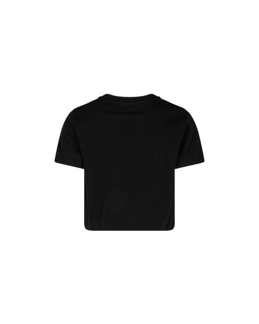 Opening Ceremony Black Blank Oc Cropped T-Shirt Pe00231001.001"