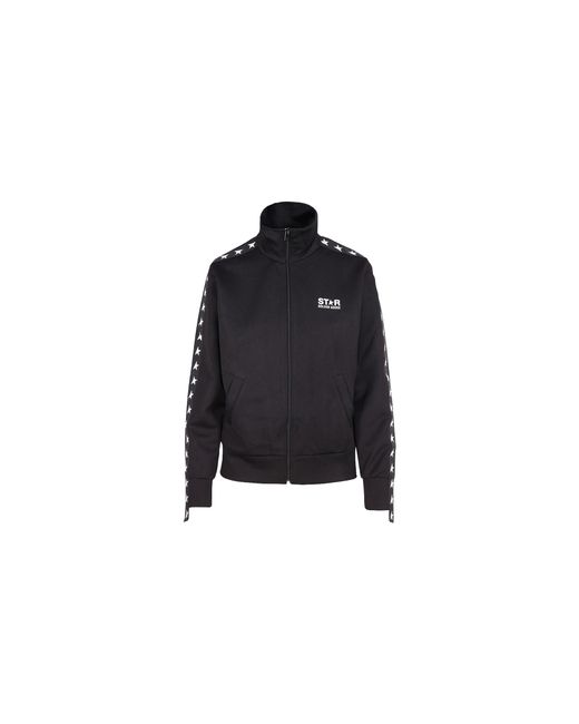 Golden Goose Deluxe Brand Black Zipped Track Jacket "Denise" Gwp00875.P000520.80203"
