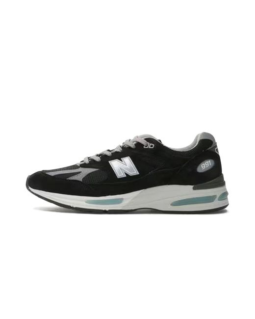 New Balance Black 991V2 "Miuk" U991Bk2" for men