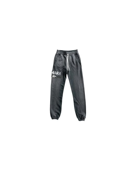 Amiri Black Ma Bar Logo Sweatpants & Ss23Mjl011 001" for men