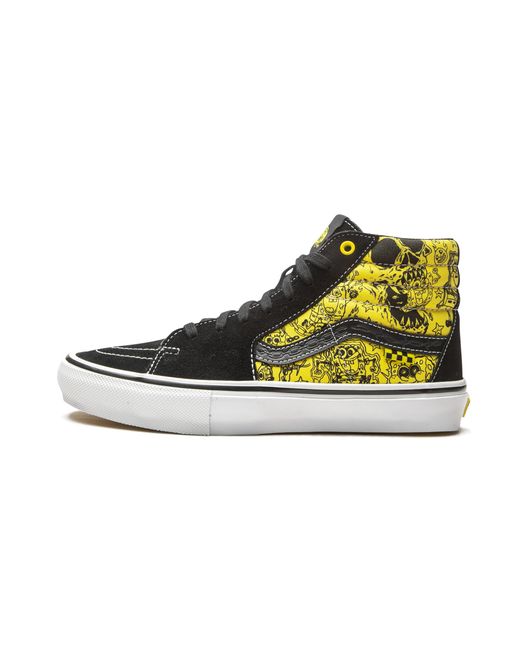 Vans Black Skate Sk8-Hi "Spongebob" Vn0A5Fcczau" for men