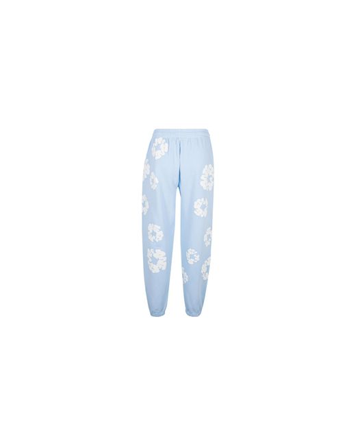 DENIM TEARS Black The Cotton Wreath Sweatpants "Powder" Dt088" for men
