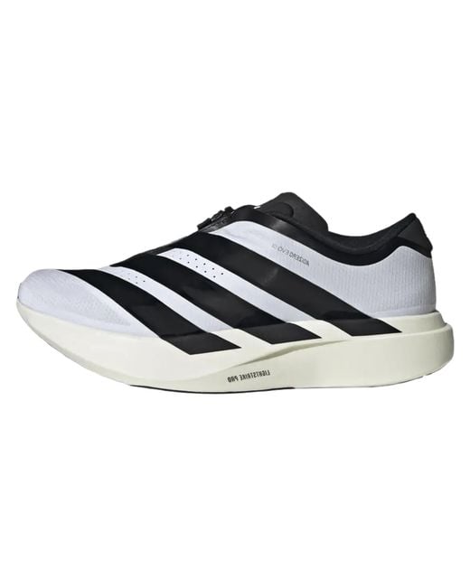 Adidas Black Adizero Evo Sl Zip Kh9623" for men