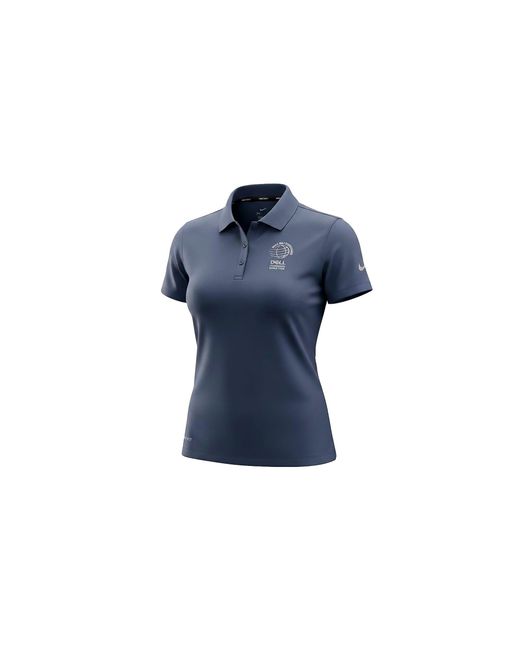 Nike Blue Sport Golf Polo "World Golf Championships Dell" 884871 471"