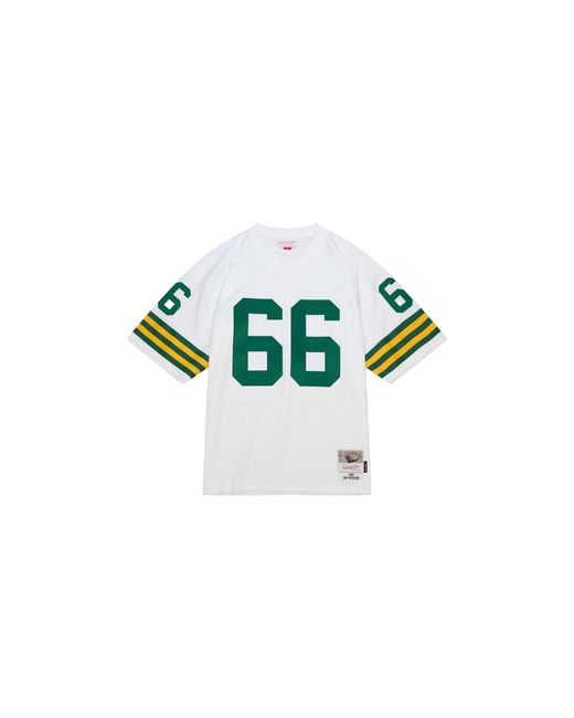 Mitchell & Ness Black Nfl Jersey Packers 1966 Ray Nitschke "Packers" Lgjy6352 Gbp66Rniwhit" for men