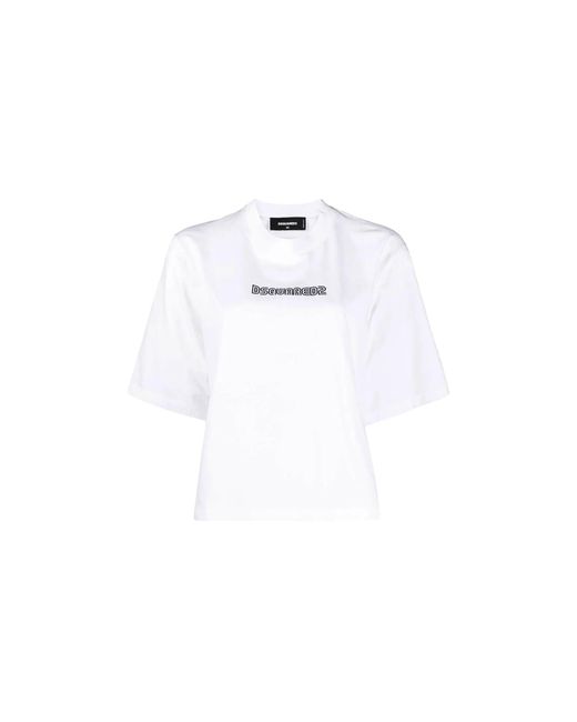 DSquared² Black Logo Graphic T-Shirt S72Gd0392 S22427 100"