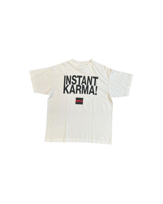 SAINT Mxxxxxx Black John Lennon Instant Karma T-Shirt Sm Mk8 0000 C26" for men