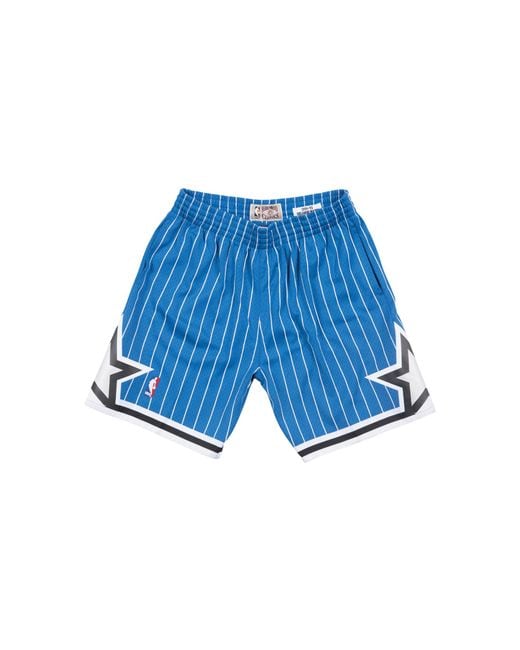 Mitchell & Ness Blue Nba Swingman Orlando Magic Road 1994-95 Shorts "94-95 Away" Smshgs18243 Omaroya94" for men
