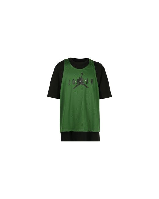 Nike Green Air X Off- Short Sleeve Jersey Top "Forest' Cv3518 361" for men