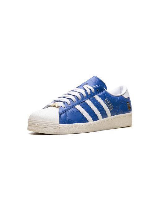 Adidas Blue Superstar Vintage "Bape" Jr2702" for men