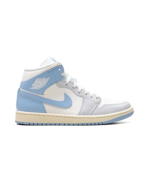 Nike Blue Air 1 Mid "Psychic Sail Coconut Milk" Bq6472 402"