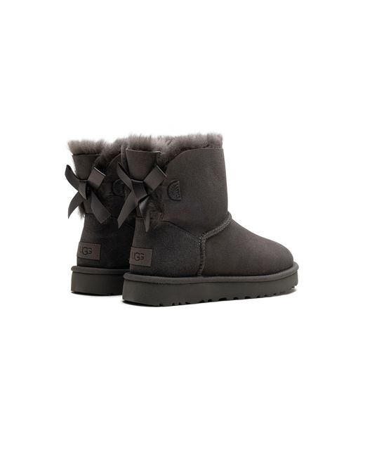 Ugg Black Mini Bailey Bow 2 Boots 1016501"