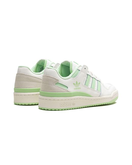Adidas Black Forum Low Cl "white Green Spark" Shoes