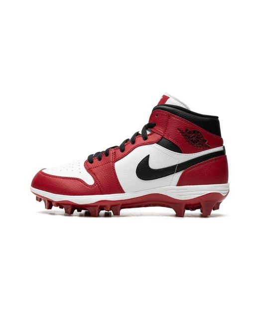 Nike Red Air 1 Mid Td "chicago Football Cleats" Shoes for men