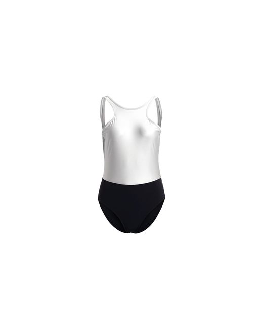 Reebok Black Dance Leotard Metallic" B45268"