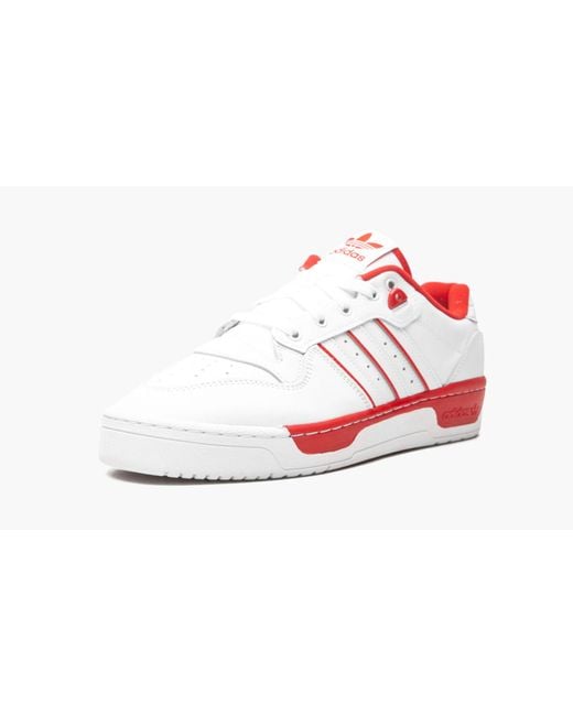 Adidas Rivalry Low "white / Scarlet Red" Shoes for men