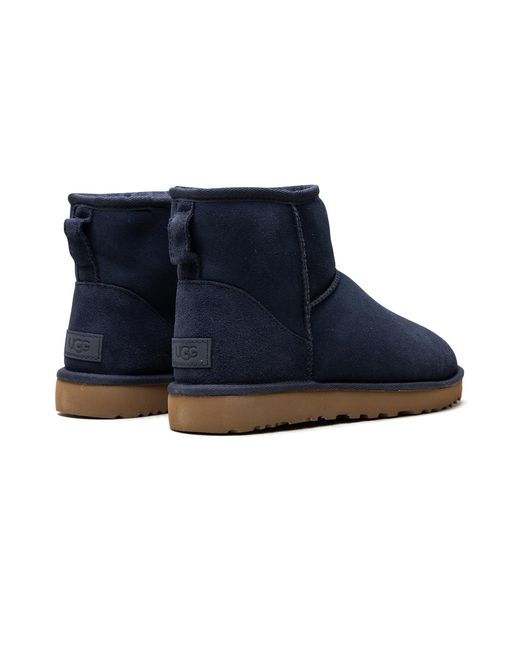 Ugg Blue Classic Mini Ii Boot "Dark" 1016222 Dkn"