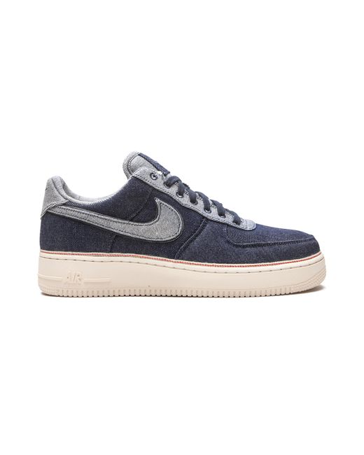 Nike Blue Air Force 1 '07 Premium Shoe for men