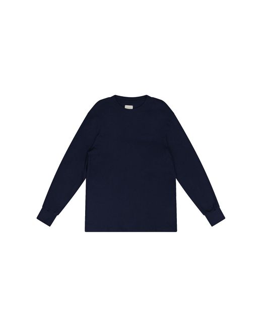 Aimé Leon Dore Blue Tonal Logo Long-Sleeve T-Shirt "Evening" Ss22Ct017 Evening" for men