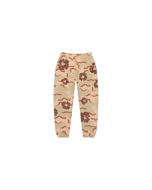 DENIM TEARS Black Camo Wreath Sweatpants "Desert Storm" Dt969" for men