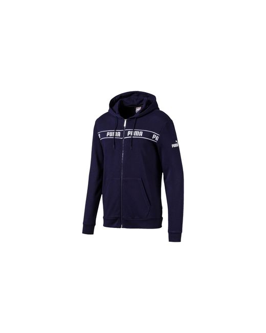 PUMA Blue Amplified Hooded Jacket Tr 580439 06" for men