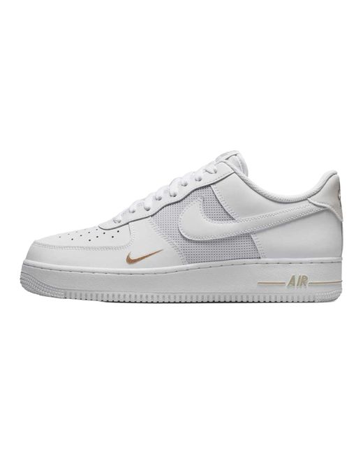 Nike Black Air Force 1 Low Desert Khaki Mini Swoosh" Io1283 100" for men