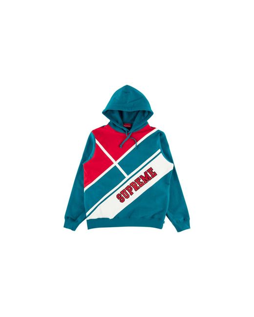 supreme diagonal hooded