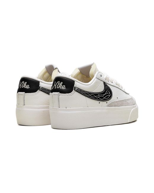 Nike Black Blazer Low Platform "Needlework" Fj4556 133"