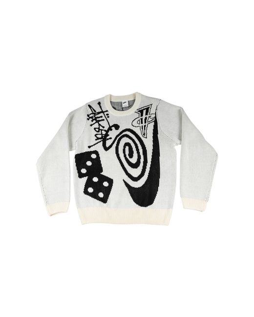 Nike Black Knit Sweater "Stussy for men