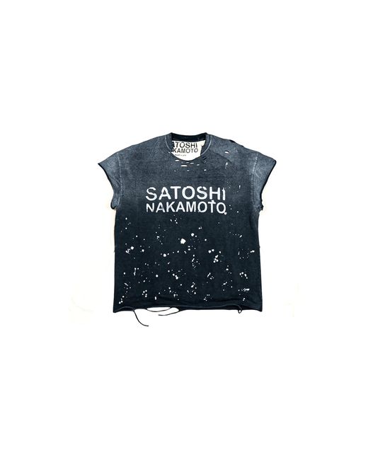 Satoshi Nakamoto Black Luke Thermal Long Sleeve T-Shirt Shirt Vintage Fw25Tee018 Blk" for men