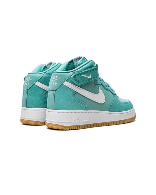 Nike Blue Air Force 1 Mid "Washed" Dv2219 300" for men