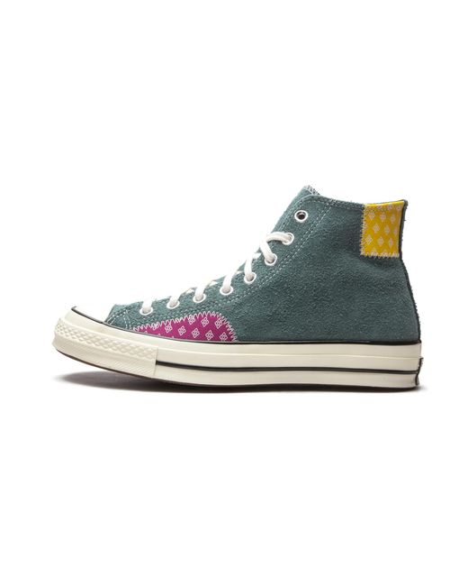 Converse Black Chuck 70 High Twisted Prep "Faded Spruce" 166853C" for men