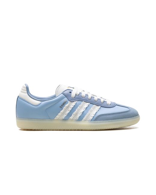 Adidas Blue Samba "Ruffle Stripes